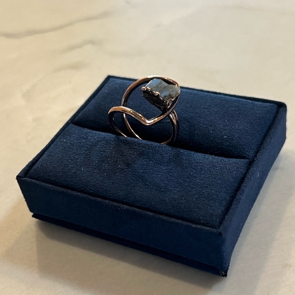 Copper & Agate Handmade Ring - Picture 7 of 7